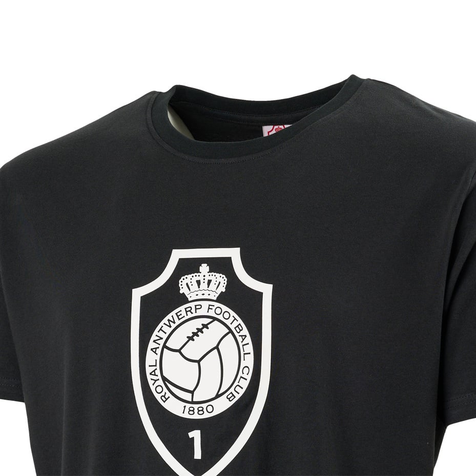 Royal Antwerp T-shirt donkergrijs logo Antwerp