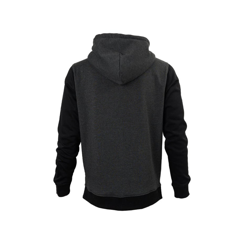 Royal Antwerp Donkergrijze hoodie met rits - RAFC rood