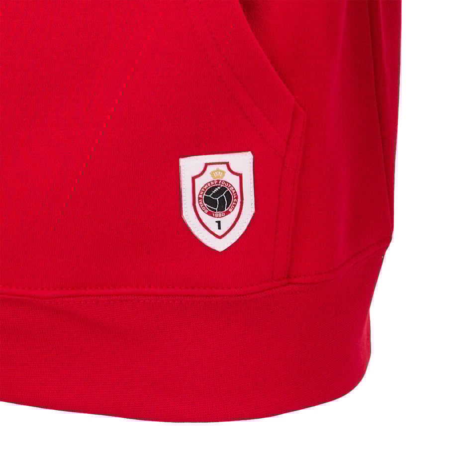 Royal Antwerp Zipped Hoodie Rood Antwerp