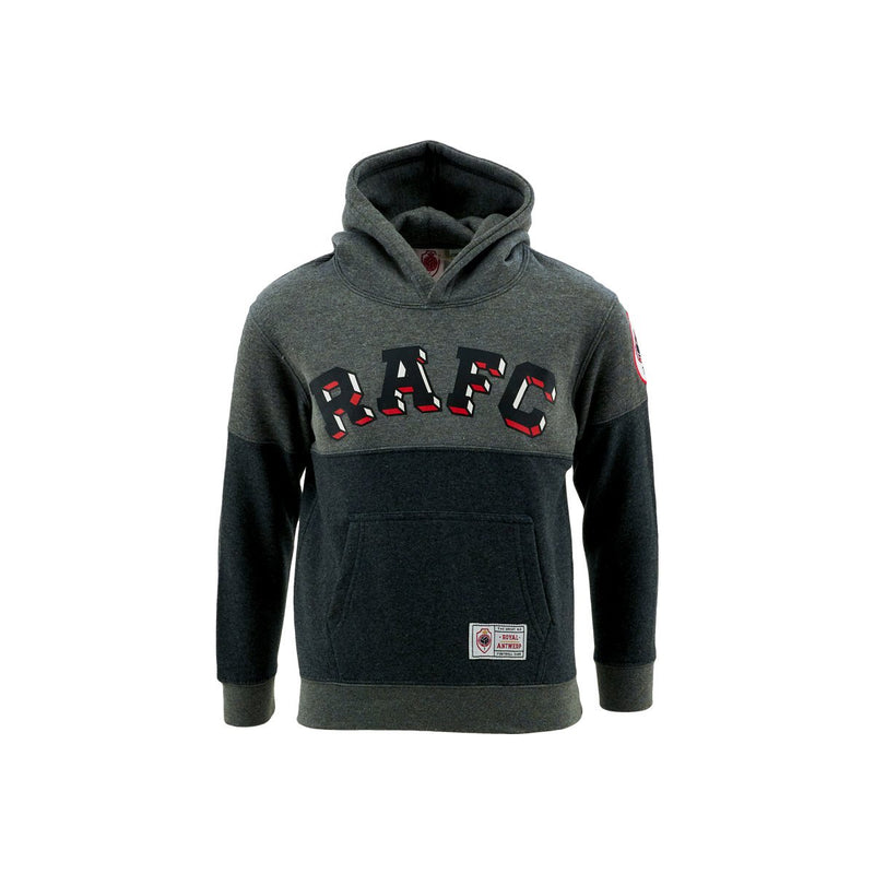 Royal Antwerp Hoodie kids grijs colorblock RAFC