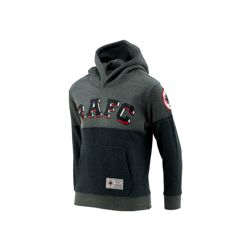 Royal Antwerp Hoodie kids grijs colorblock RAFC