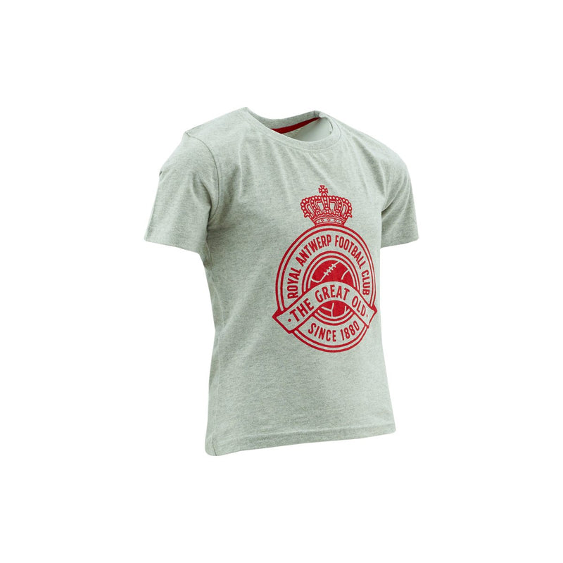 Royal Antwerp T-shirt kids grijs stempel The Great Old since 1880
