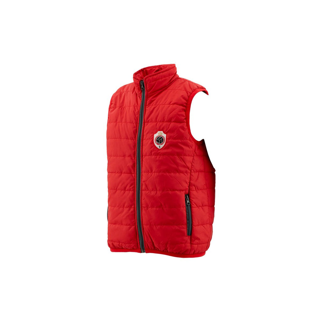 Royal Antwerp Bodywarmer kids rood met RAFC logo
