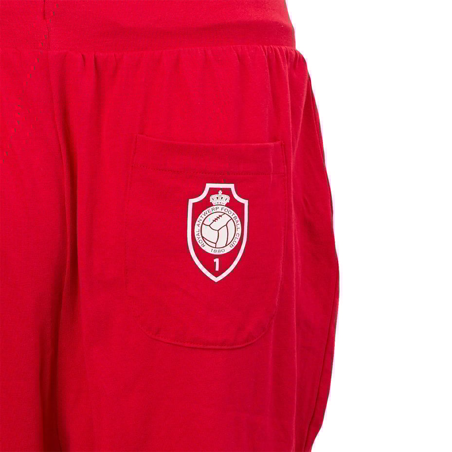 Royal Antwerp Pyjama rood-grijs met logo