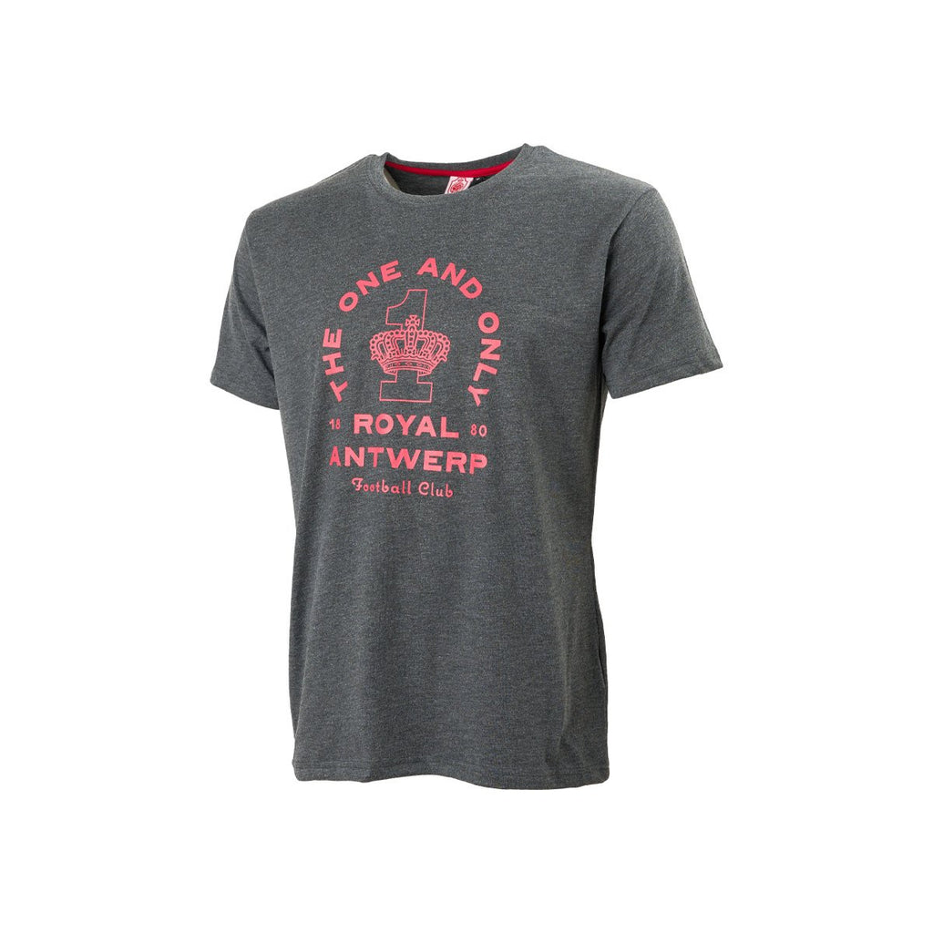 Royal Antwerp T-shirt donkergrijs - The one and only