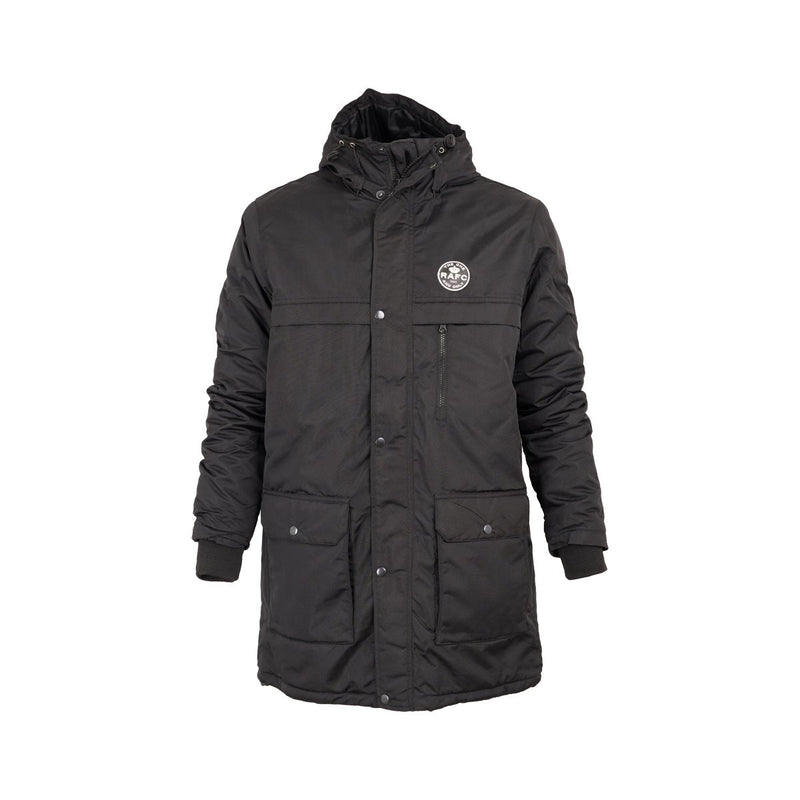 Royal Antwerp Parka jas zwart badge