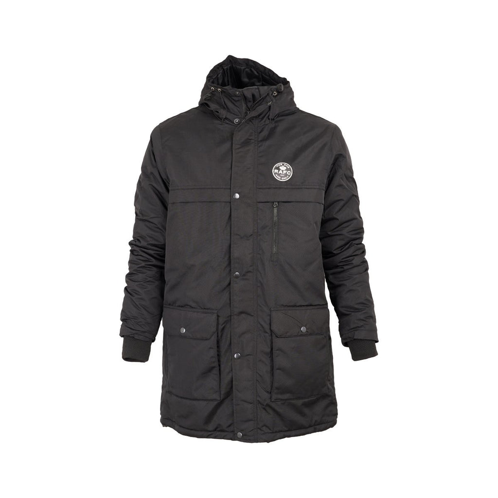 Royal Antwerp Parka jas zwart badge KIDS