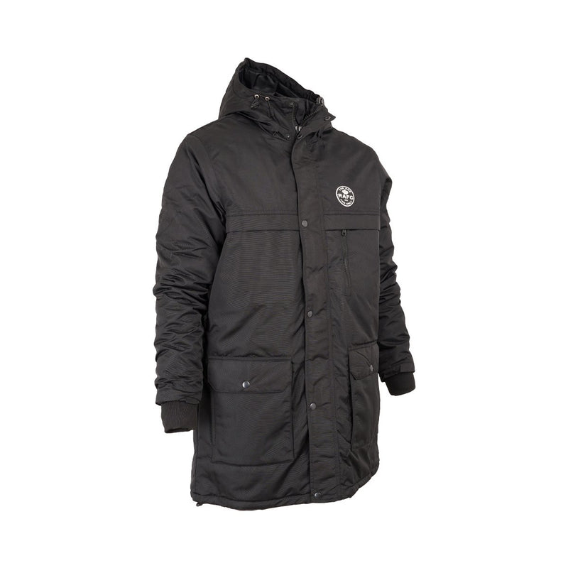 Royal Antwerp Parka jas zwart badge