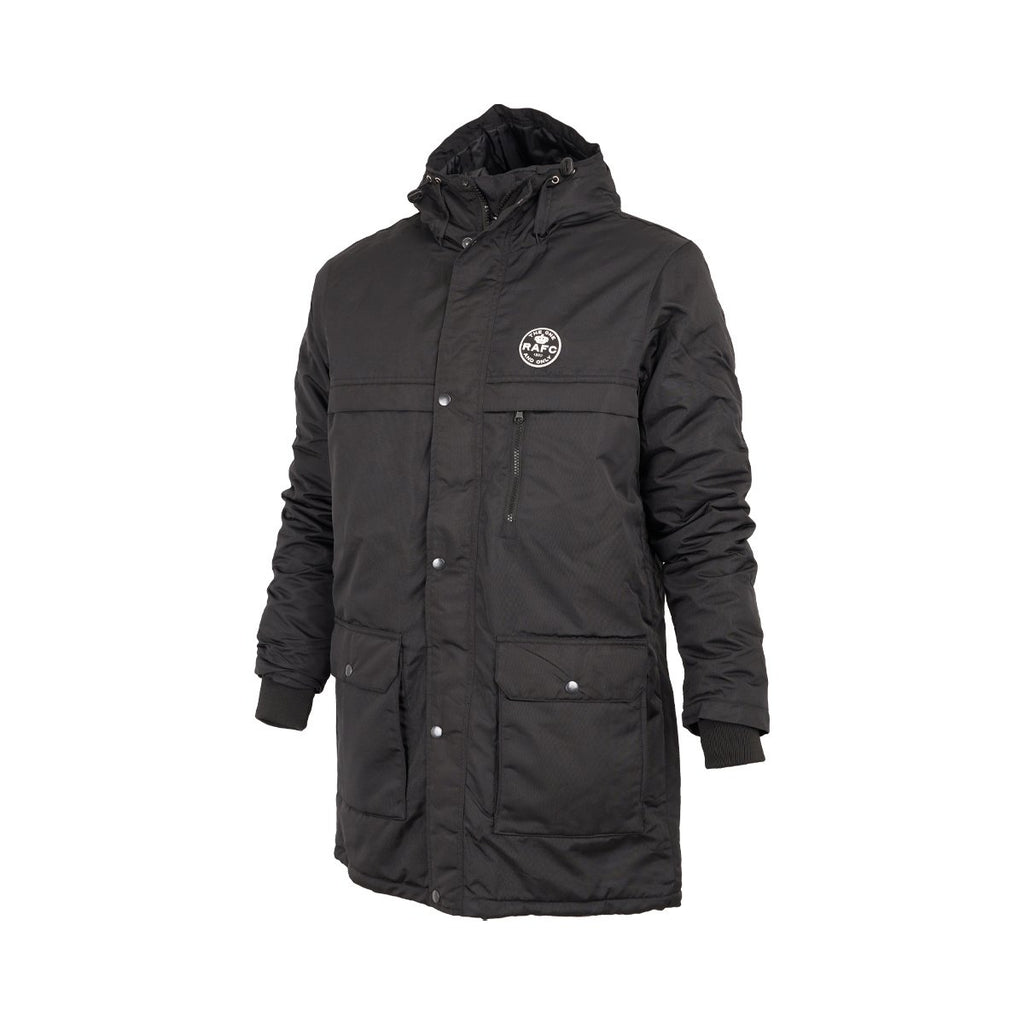 Royal Antwerp Parka jas zwart badge KIDS
