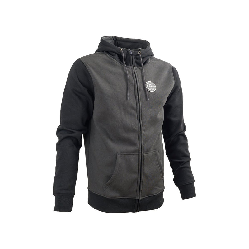 Royal Antwerp Zipped hoodie grijs badge RAFC