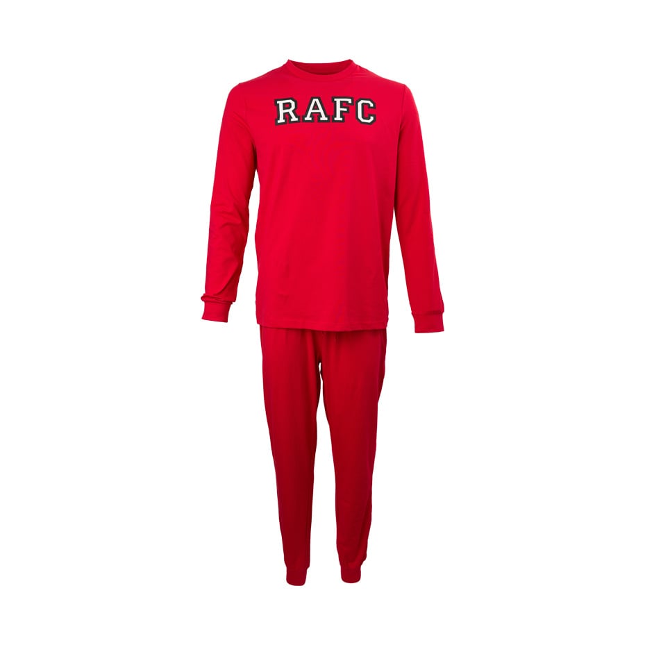 Royal Antwerp Pyjama rood met monochroom logo KIDS