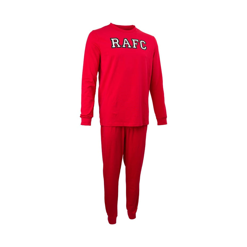 Royal Antwerp Pyjama rood met monochroom logo KIDS