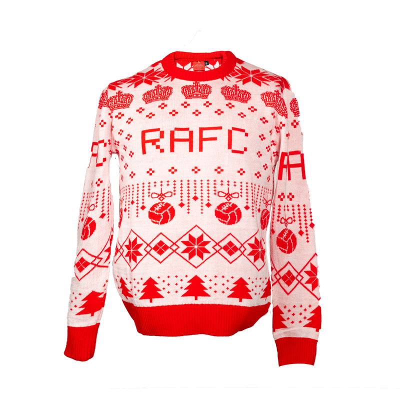 Royal Antwerp Kersttrui Wit/Rood