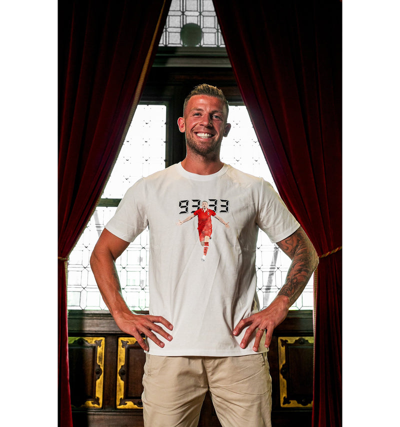 Royal Antwerp T-shirt wit - 93:33 TOBY groot