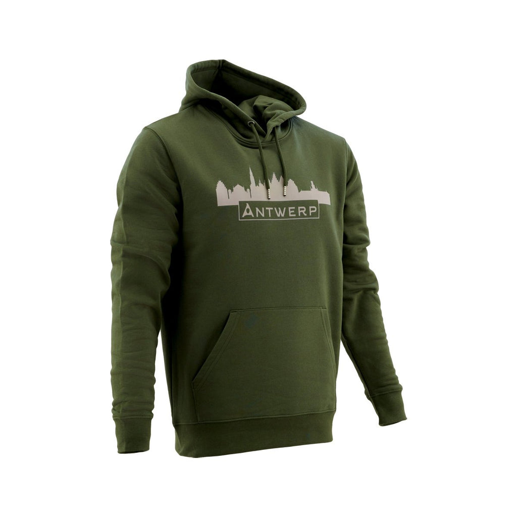 Royal Antwerp Hoodie khakigroen - Skyline Antwerp