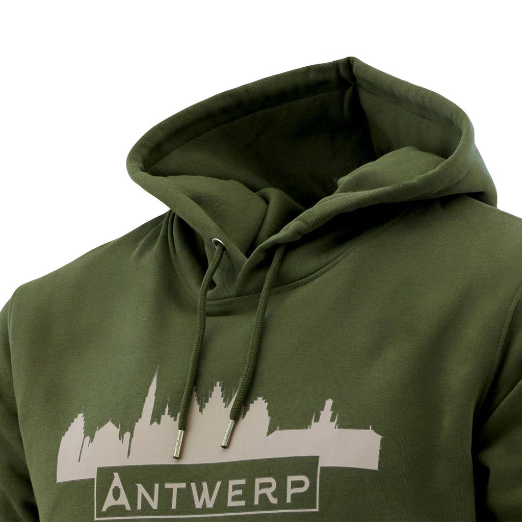 Royal Antwerp Hoodie khakigroen - Skyline Antwerp