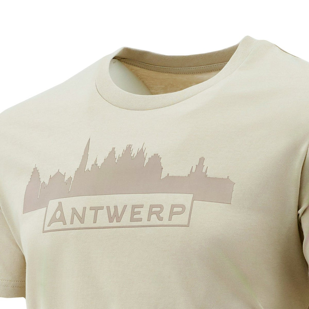 Royal Antwerp T-shirt beige RAFC Skyline Antwerp