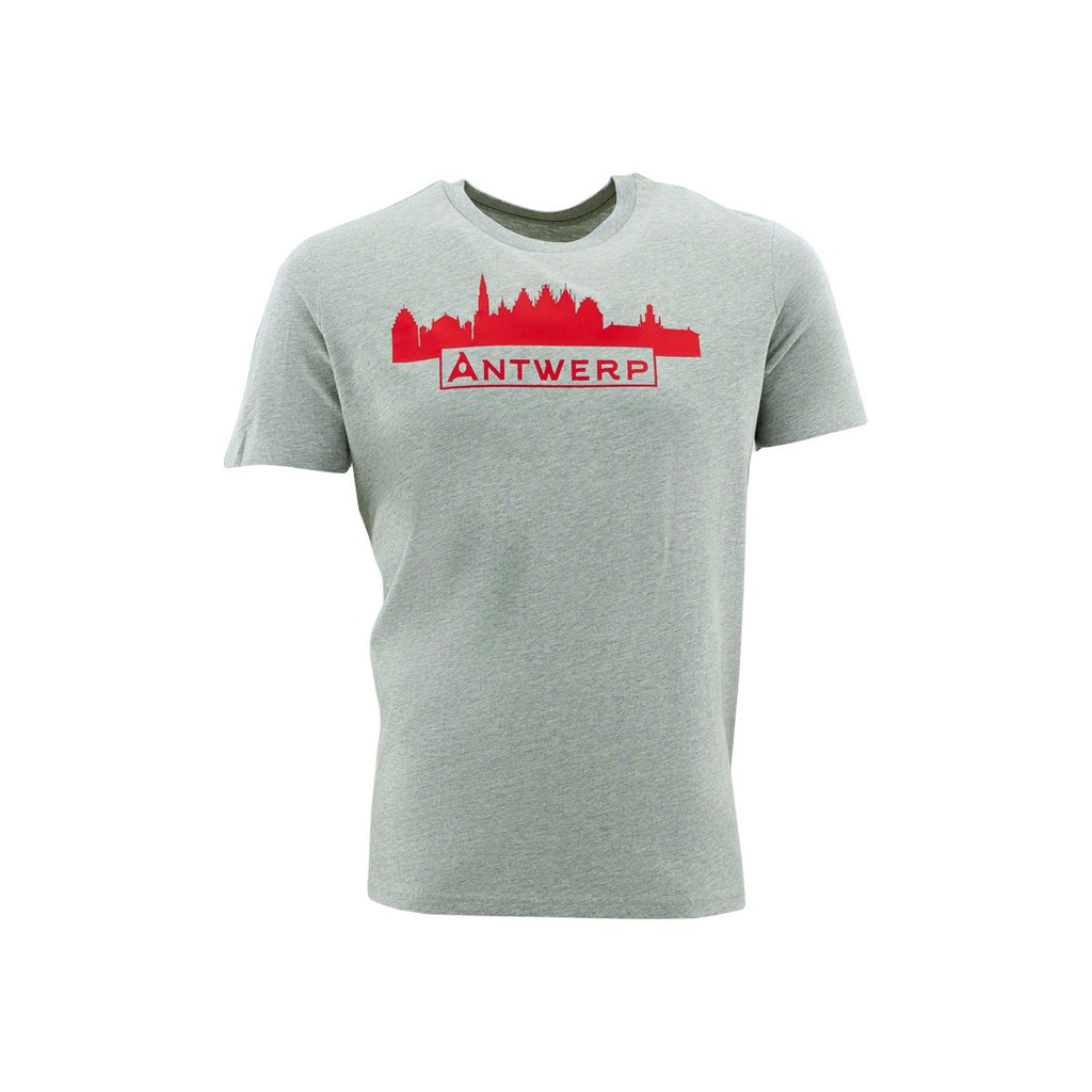 Royal Antwerp T-shirt grijs RAFC Skyline Antwerp