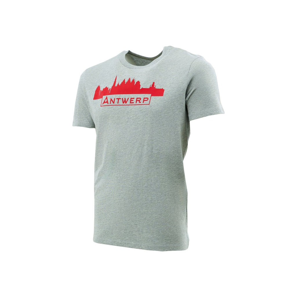 Royal Antwerp T-shirt grijs RAFC Skyline Antwerp
