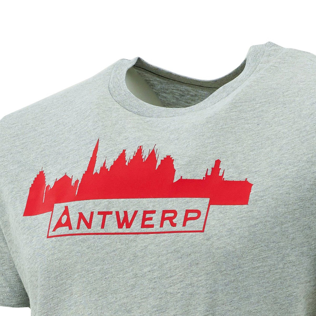 Royal Antwerp T-shirt grijs RAFC Skyline Antwerp