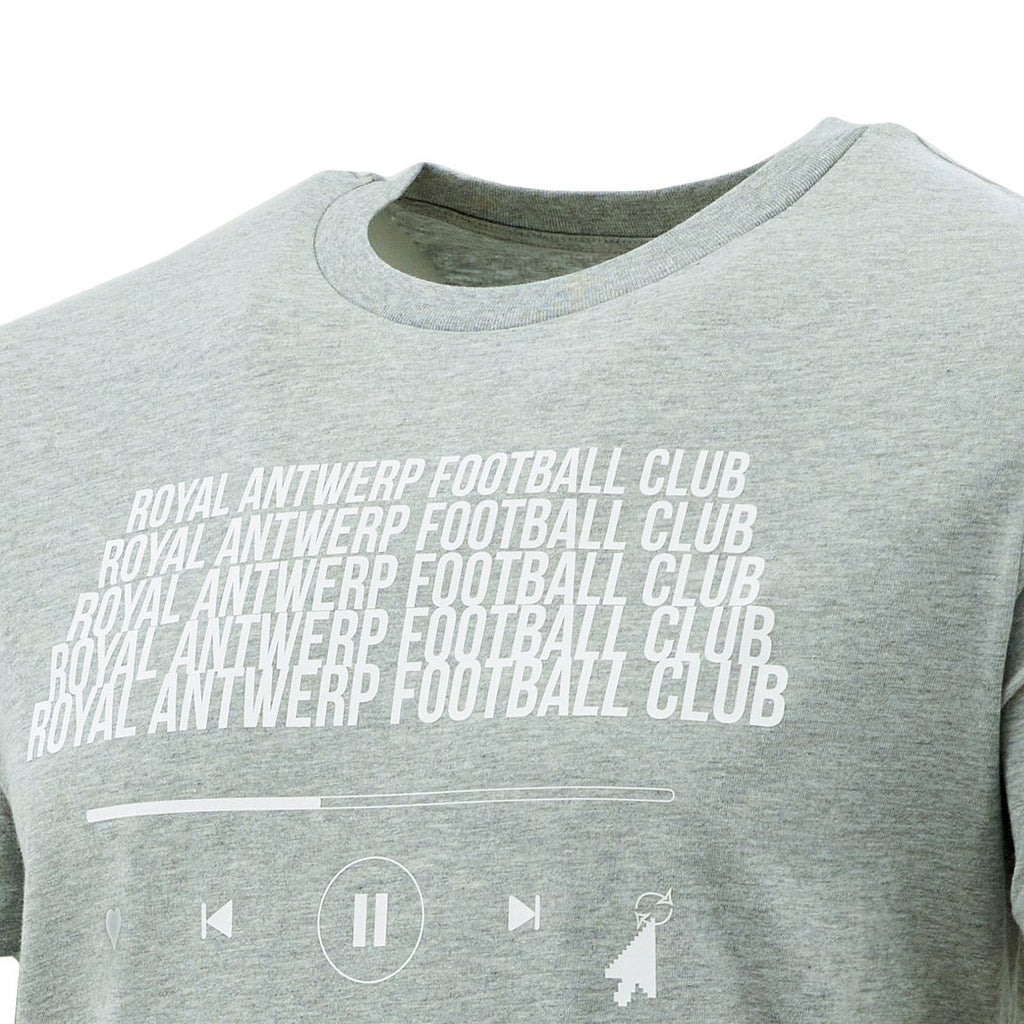 Royal Antwerp T-shirt grijs RAFC repeat