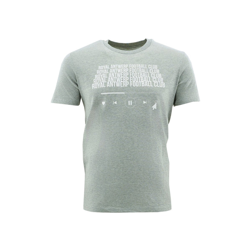 Royal Antwerp T-shirt grijs RAFC repeat