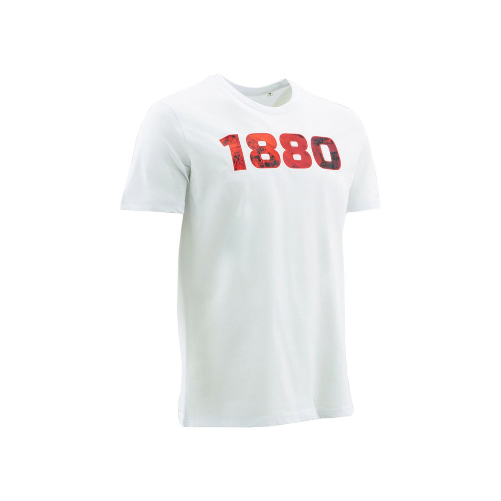 Royal Antwerp T-shirt wit 1880 supporters fotoprint