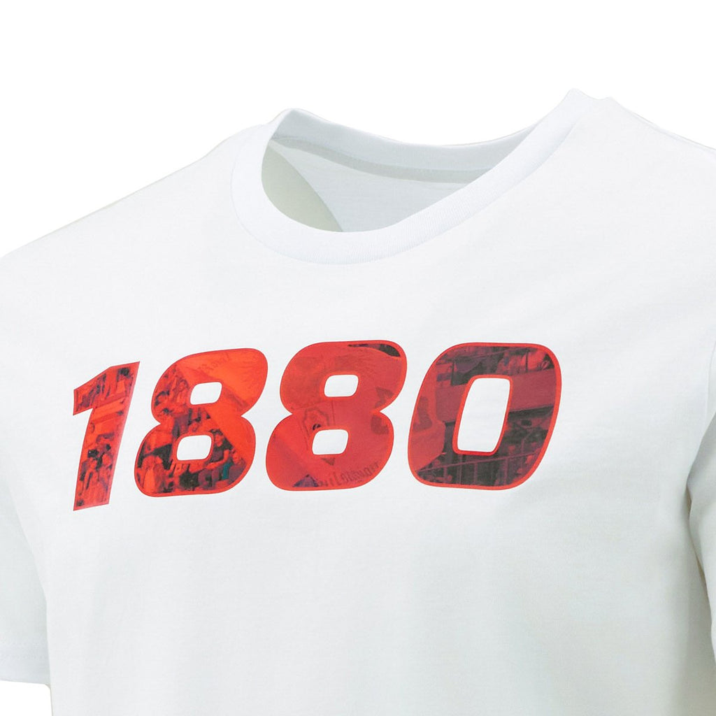 Royal Antwerp T-shirt wit 1880 supporters fotoprint