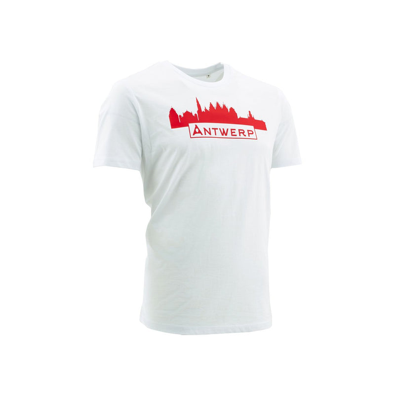 Royal Antwerp T-shirt wit RAFC Skyline Antwerp