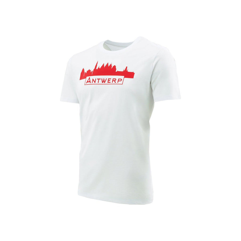 Royal Antwerp T-shirt wit RAFC Skyline Antwerp