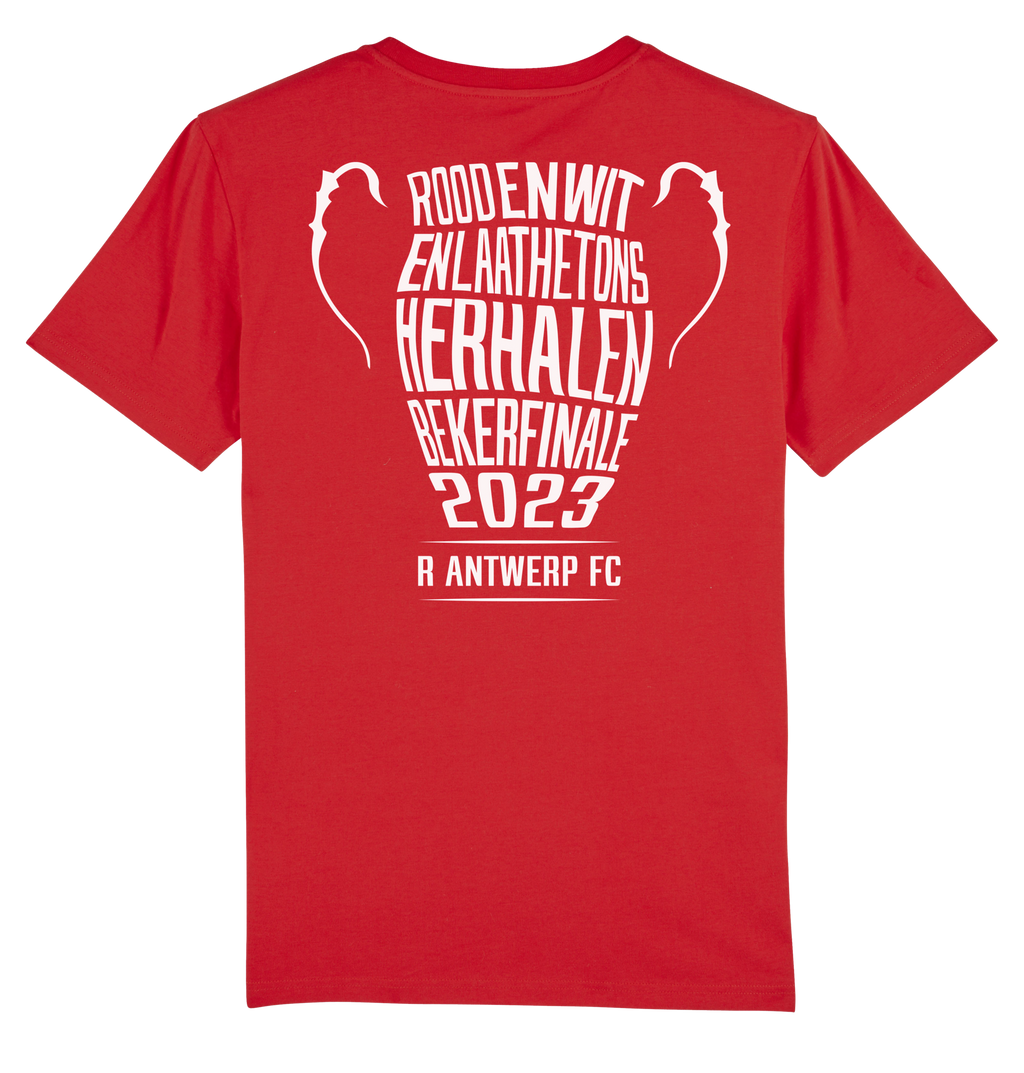 Royal Antwerp T-shirt rood - "En laat het ons herhalen"