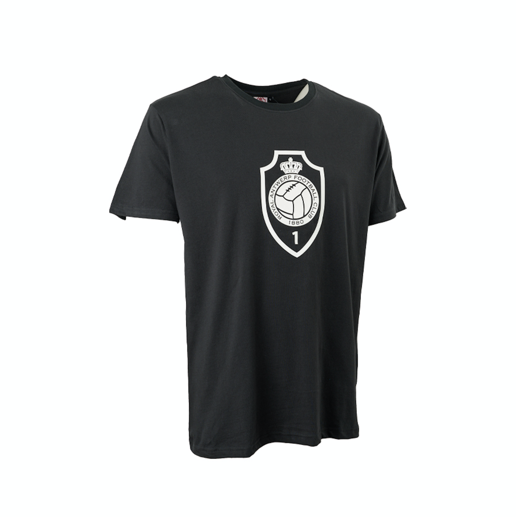 Royal Antwerp T-shirt donkergrijs logo Antwerp