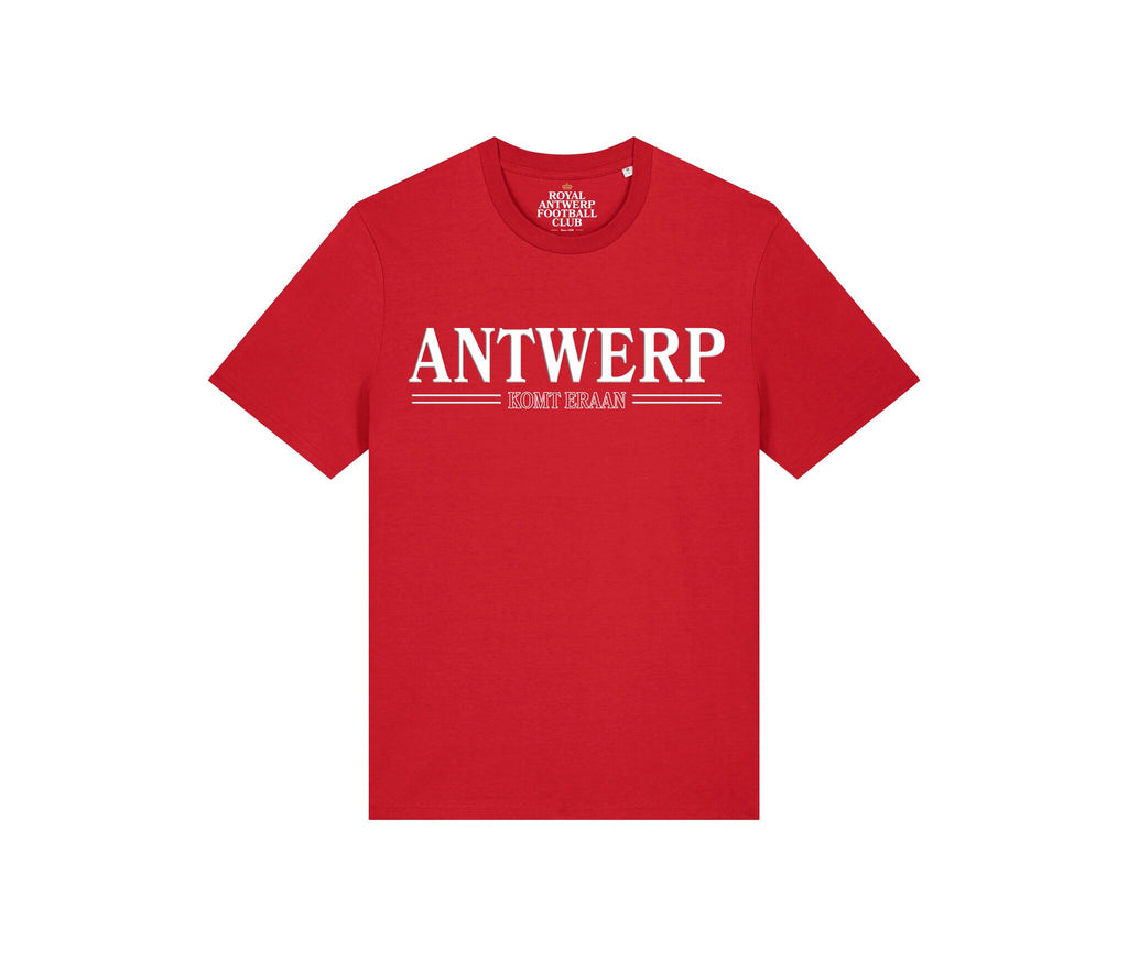 Royal Antwerp T-shirt Rood - Antwerp komt eraan