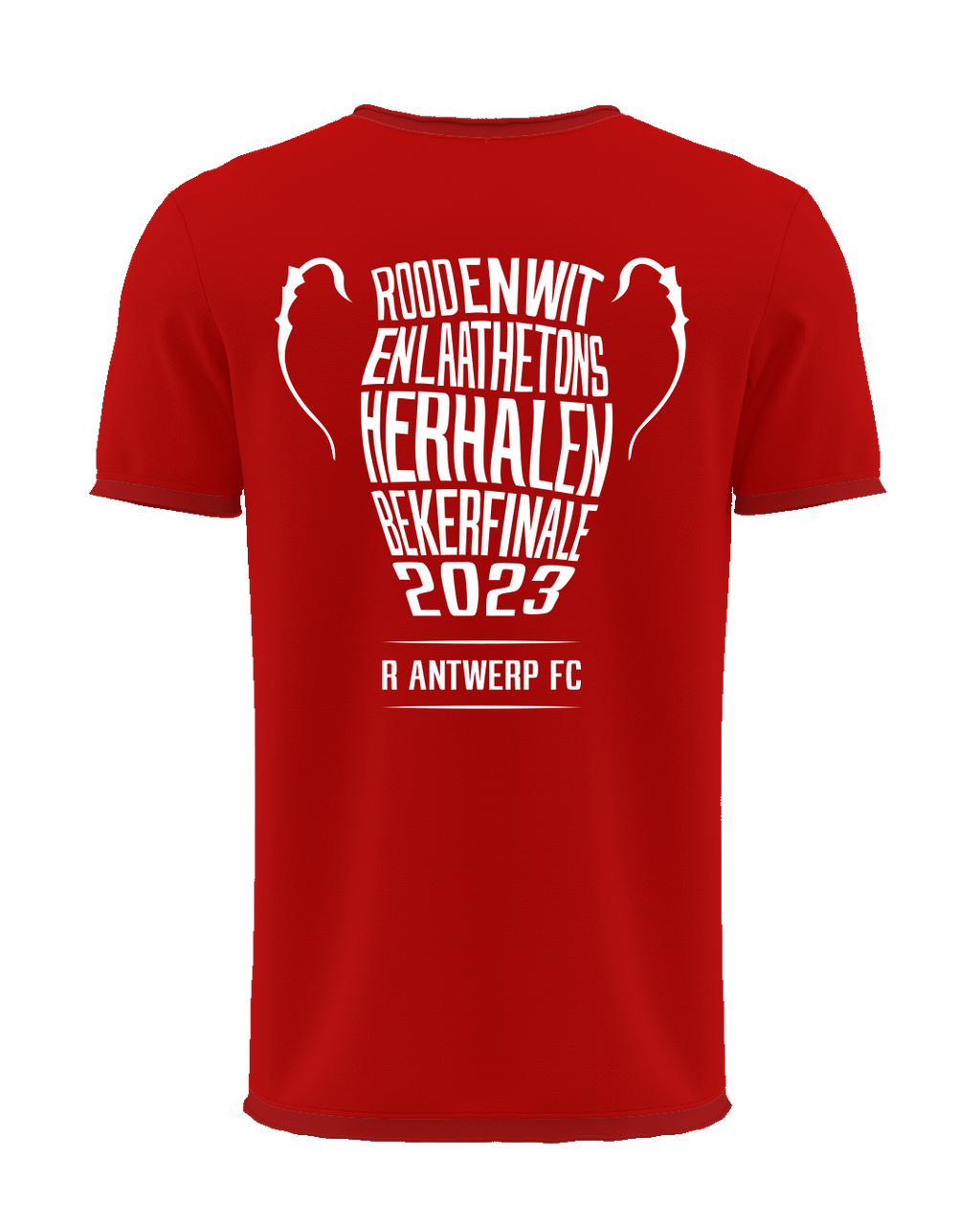 Royal Antwerp T-shirt rood - "En laat het ons herhalen"