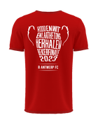 Royal Antwerp T-shirt rood - "En laat het ons herhalen"