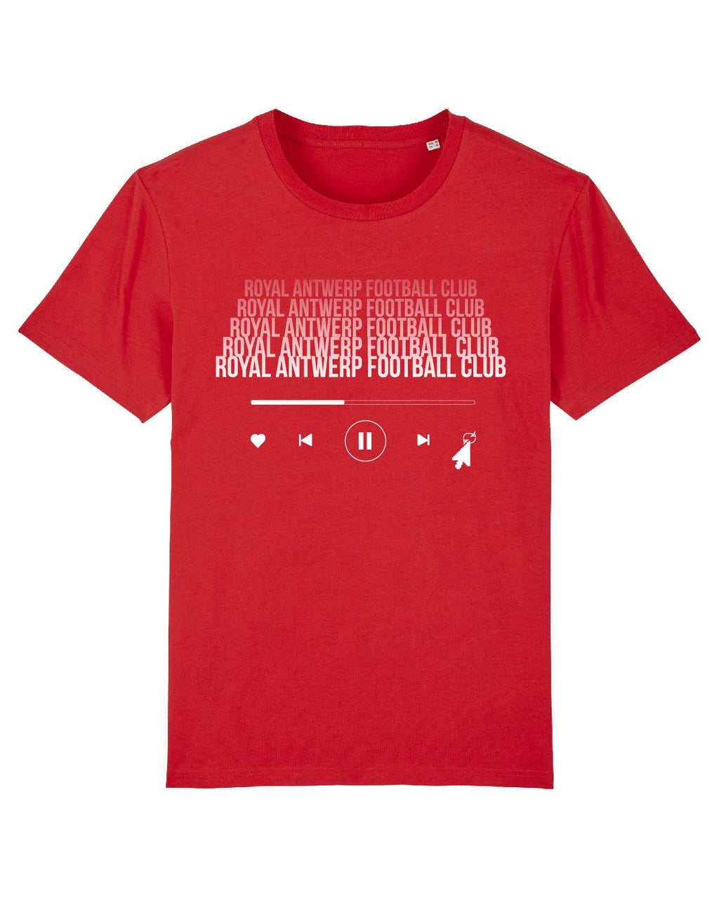 Royal Antwerp T-shirt rood RAFC repeat