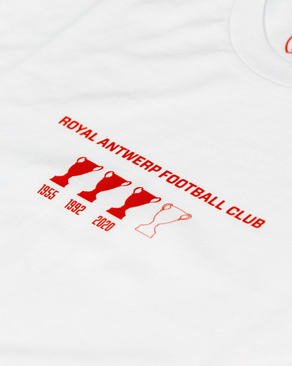 Royal Antwerp T-shirt wit KIDS - RAFC Bekerpalmares
