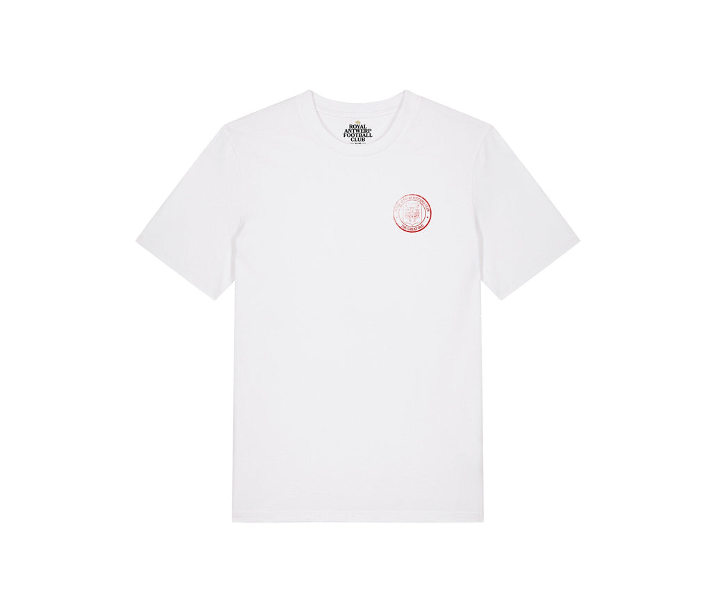 Royal Antwerp T-shirt Wit - stempel The Great Old