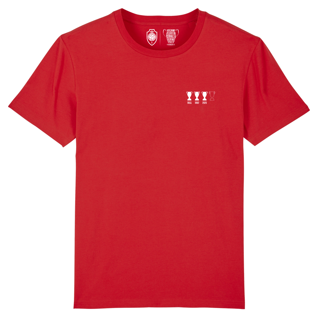 Royal Antwerp T-shirt rood - "En laat het ons herhalen"
