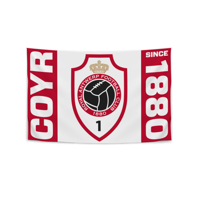 Royal Antwerp 'Come on you Reds' Vlag